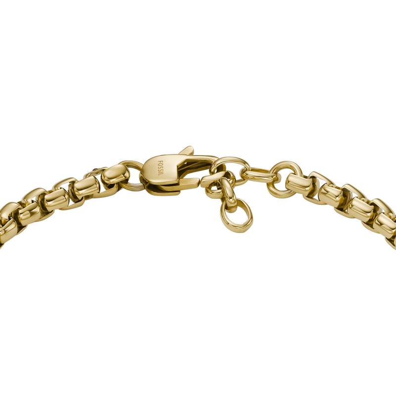 Bracelet FOSSIL acier inoxydable doré - vue 3