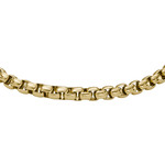 Bracelet FOSSIL acier inoxydable doré - vue D1