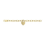Bracelet FOSSIL Harlow Hearts acier inoxydable doré - vue 2