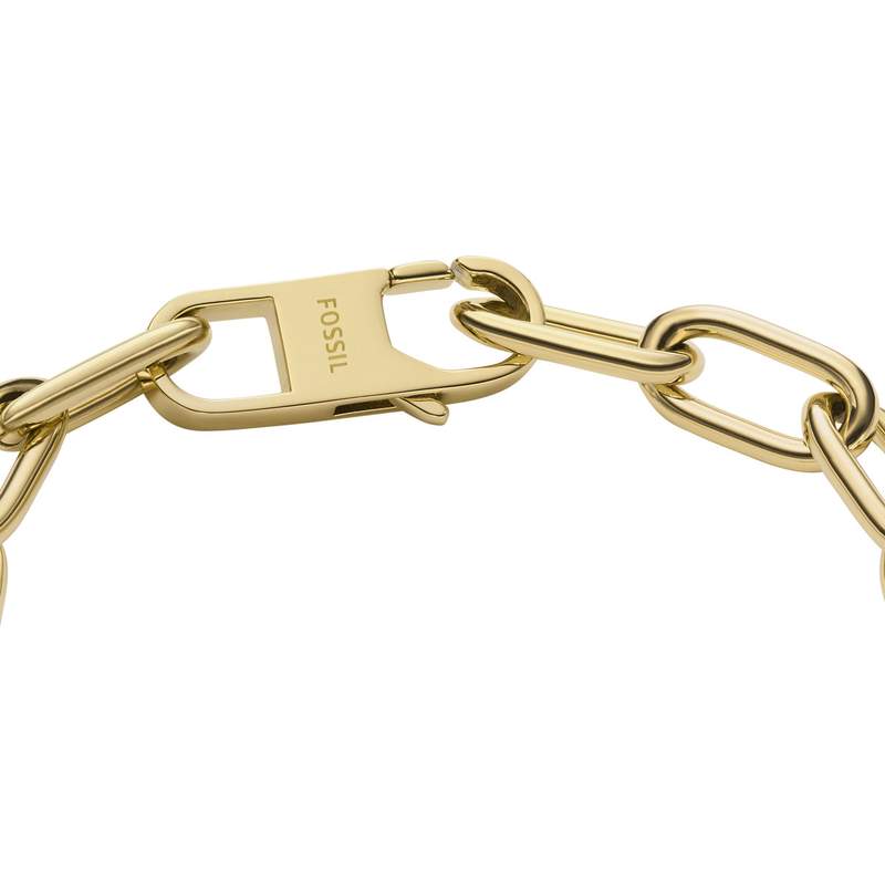 Bracelet FOSSIL Harlow Hearts acier inoxydable doré - vue 3