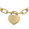 Bracelet FOSSIL Harlow Hearts acier inoxydable doré - vue VD1