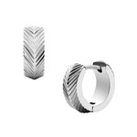 Boucles d'oreilles FOSSIL Harlow acier inoxydable. - vue 1