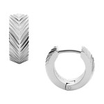 Boucles d'oreilles FOSSIL Harlow acier inoxydable. - vue D1