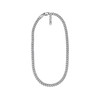 Collier FOSSIL Harlow Linear Texture acier inoxydable - vue V3