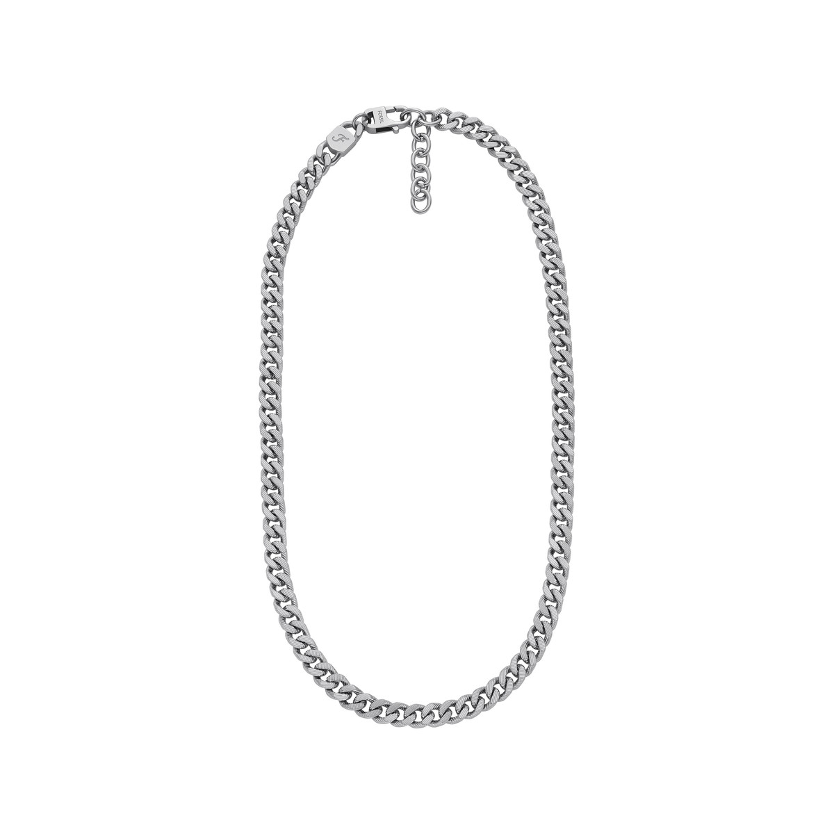 Collier FOSSIL Harlow Linear Texture acier inoxydable - vue 3