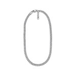 Collier FOSSIL Harlow Linear Texture acier inoxydable - vue 3