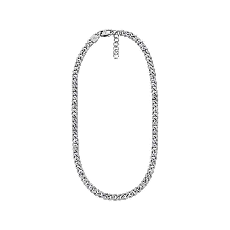 Collier FOSSIL Harlow Linear Texture acier inoxydable - vue 3