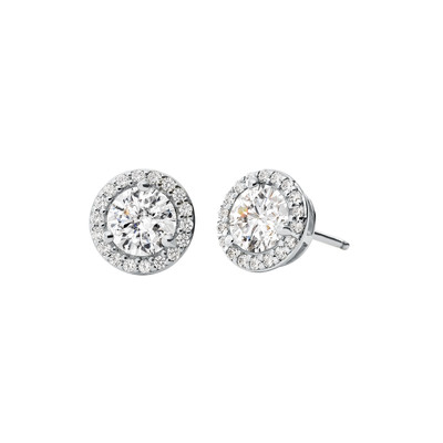 Boucles d'oreilles MICHAEL KORS argent 925 rhodié zirconias