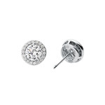 Oorbellen MICHAEL KORS 925 rhodiumverguld zilver zirkonia's - afbeelding 2