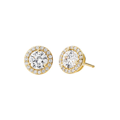 Boucles d'oreilles MICHAEL KORS argent 925 doré zirconias