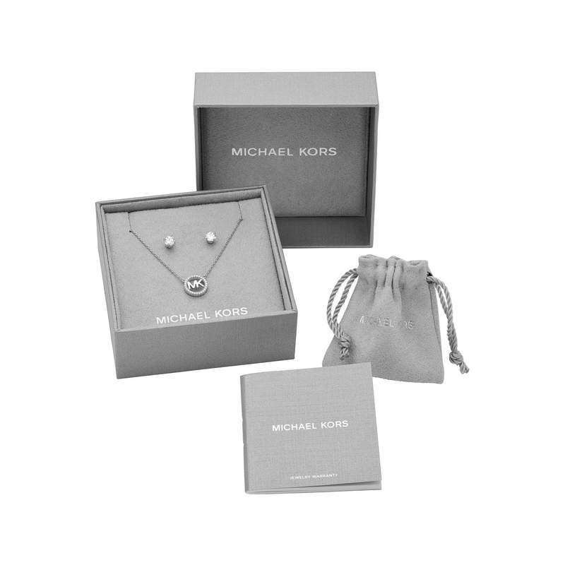 Parure MICHAEL KORS argent 925 rhodié zirconias - vue D1