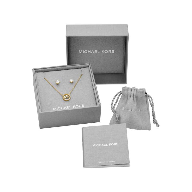 Parure MICHAEL KORS argent 925 doré zirconias - vue D1