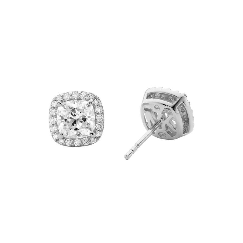 Boucles d'oreilles MICHAEL KORS argent 925 rhodié zirconias - vue 2