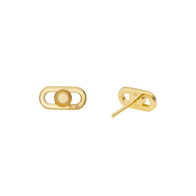 Boucles d'oreilles MICHAEL KORS argent 925 doré - vue 2