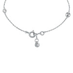 Bracelet MICHAEL KORS argent 925 rhodié zirconias 18 cm - vue 2