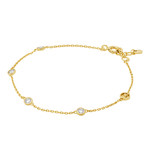 Bracelet MICHAEL KORS argent 925 doré zirconias 18 cm - vue 1