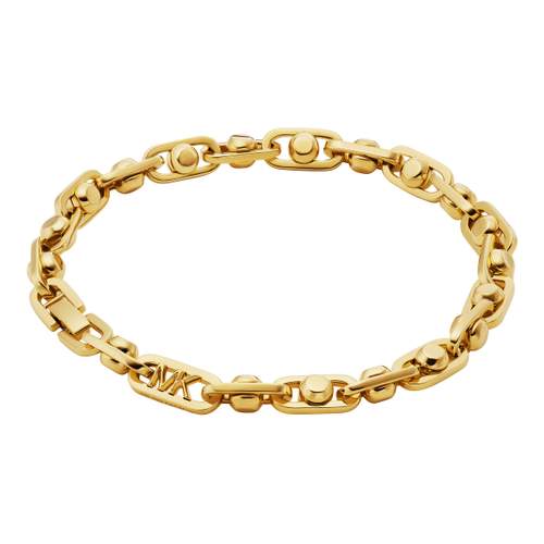 Bracelet MICHAEL KORS laiton doré maille fantaisie 18 cm