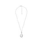 Collier FOSSIL acier inoxydable porte photo 45 cm - vue 3