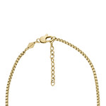 Collier FOSSIL acier inoxydable doré 51 cm - vue 2