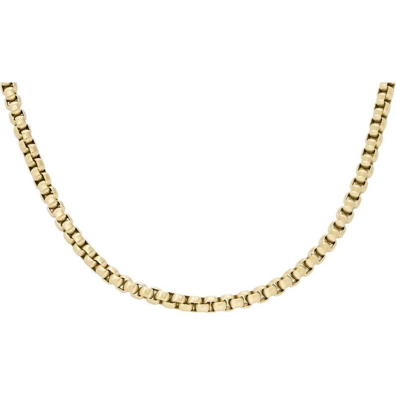 Collier FOSSIL acier inoxydable doré 51 cm - vue 3