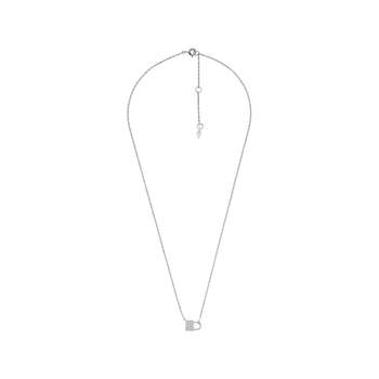 Collier FOSSIL argent 925 cadenas zirconias 45 cm