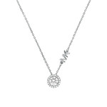 Collier MICHAEL KORS argent 925 rhodié zirconias 45 cm - vue 1