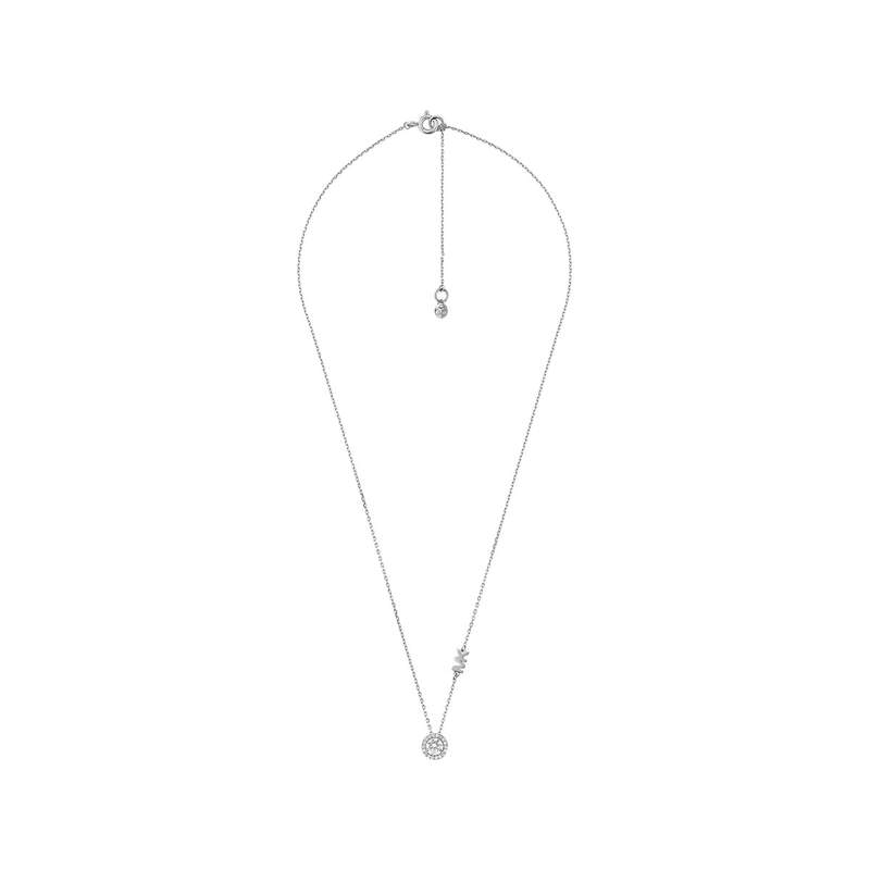 Collier MICHAEL KORS argent 925 rhodié zirconias 45 cm - vue 3