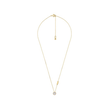 Necklace MICHAEL KORS silver 925 gold zirconias 45 cm