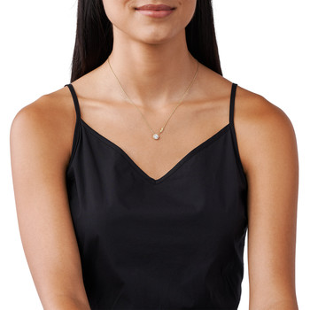 Necklace MICHAEL KORS silver 925 gold zirconias 45 cm