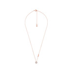Necklace MICHAEL KORS silver rosé zirconias 45 cm - view 3
