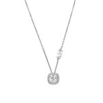 Collier MICHAEL KORS argent 925 rhodié zirconias 45 cm - vue 1