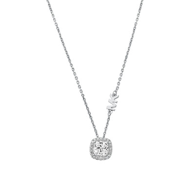 Collier MICHAEL KORS argent 925 rhodié zirconias 45 cm - vue 1