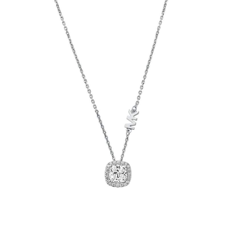 Collier MICHAEL KORS argent 925 rhodié zirconias 45 cm - vue 1