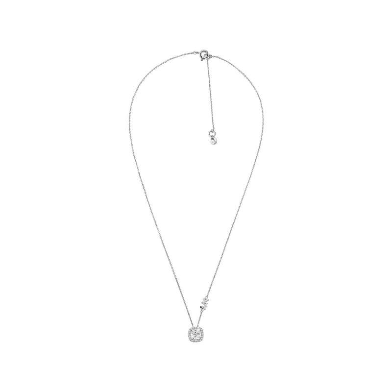 Collier MICHAEL KORS argent 925 rhodié zirconias 45 cm - vue 3