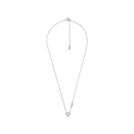 Collier MICHAEL KORS argent 925 rhodié coeur zirconias 45cm - vue 3