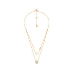 Collier MICHAEL KORS double rang argent 925 doré zirconias 45 cm - vue 3