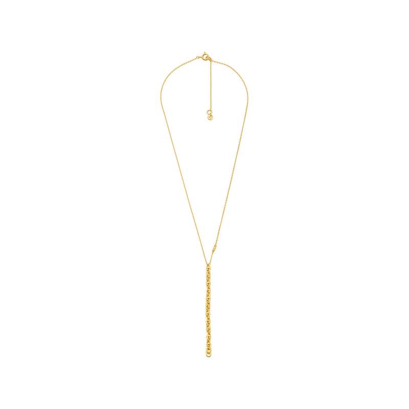 Collier MICHAEL KORS argent 925 doré pendentif maille 45 cm - vue 3