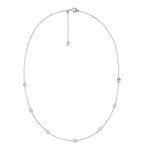 Collier MICHAEL KORS argent 925 rhodié zirconias 43 cm - vue 1