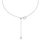 Collier MICHAEL KORS argent 925 rhodié zirconias 43 cm - vue 2