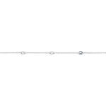 Collier MICHAEL KORS argent 925 rhodié zirconias 43 cm - vue 3