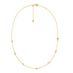 Collier MICHAEL KORS argent 925 doré zirconias 43 cm - vue 1