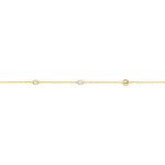 Collier MICHAEL KORS argent 925 doré zirconias 43 cm - vue 3