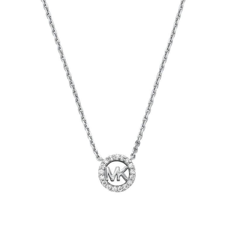 Collier MICHAEL KORS argent 925 rhodié zirconias 43 cm - vue 1