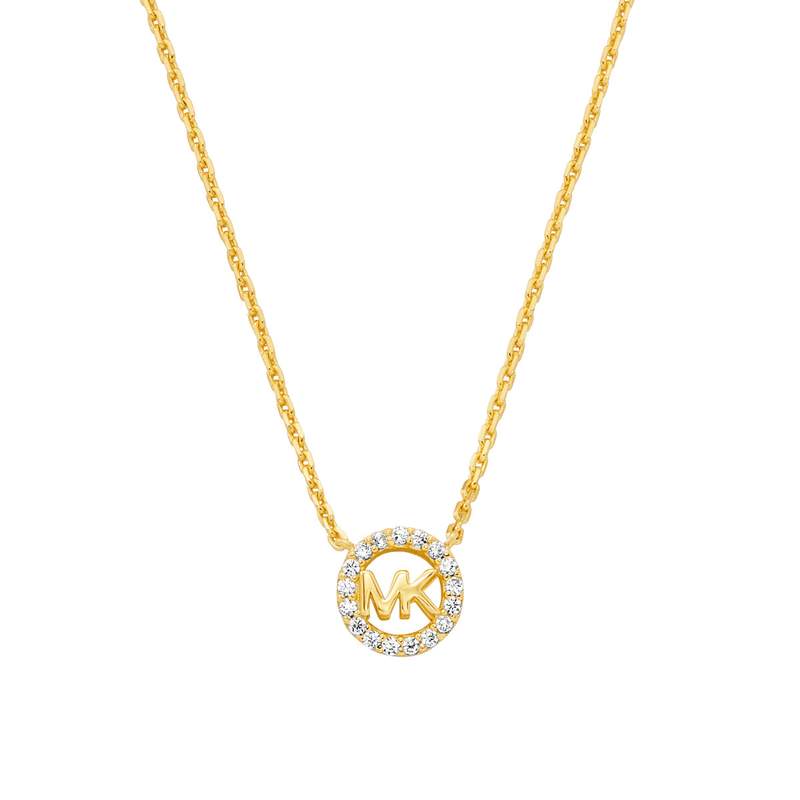 Collier MICHAEL KORS argent 925 doré zirconias 43 cm - vue 1