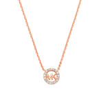 Collier MICHAEL KORS argent 925 rosé zirconias 43 cm - vue 1