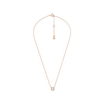 Necklace MICHAEL KORS silver 925 rose zirconias 43 cm