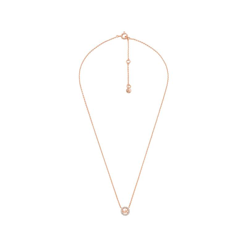 Collier MICHAEL KORS argent 925 rosé zirconias 43 cm - vue 3