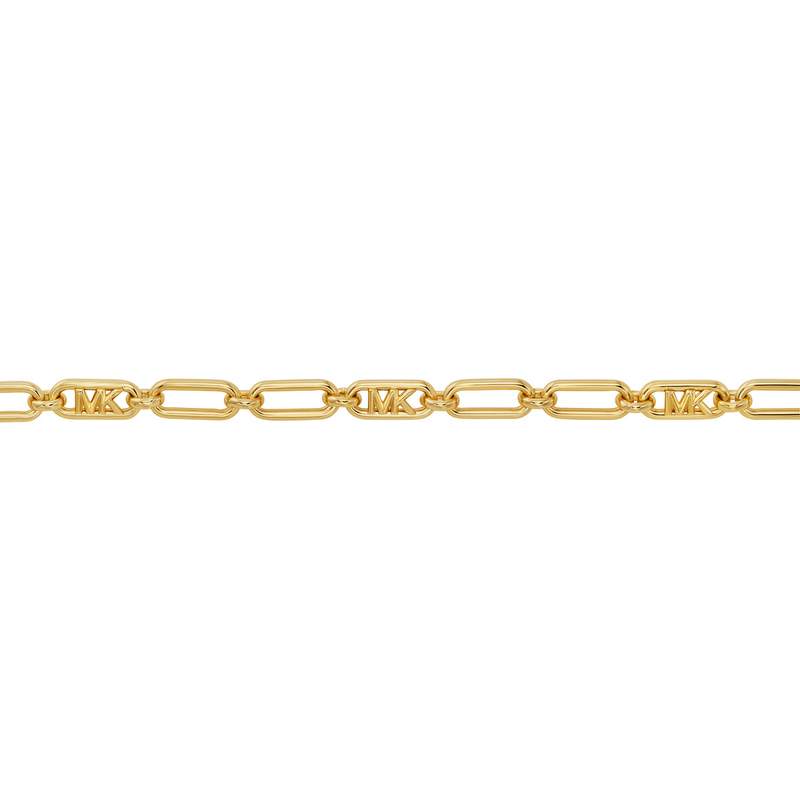 Collier MICHAEL KORS laiton doré 48 cm - vue D1