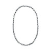 Collier MICHAEL KORS laiton argenté 48 cm - vue V1