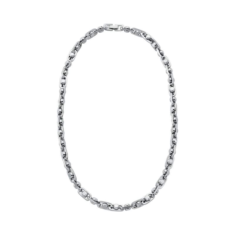 Collier MICHAEL KORS laiton argenté 48 cm - vue 1